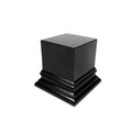 Green Stuff World Display Block Plinth 6x6cm — Black (MDF)