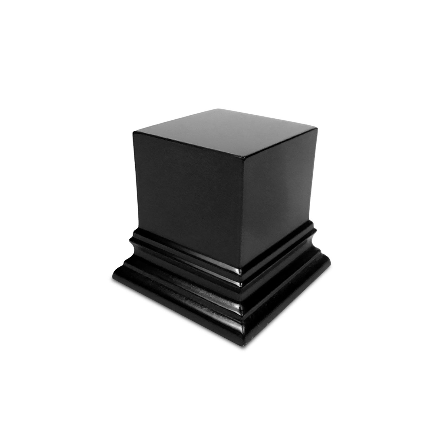 Green Stuff World Display Block Plinth 6x6cm — Black (MDF)