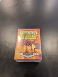 Dragon Shield ORANGE Matte 100 Standard Size Card Sleeves