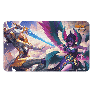 Riftbound Vendetta Playmat — Kayle vs Morgana