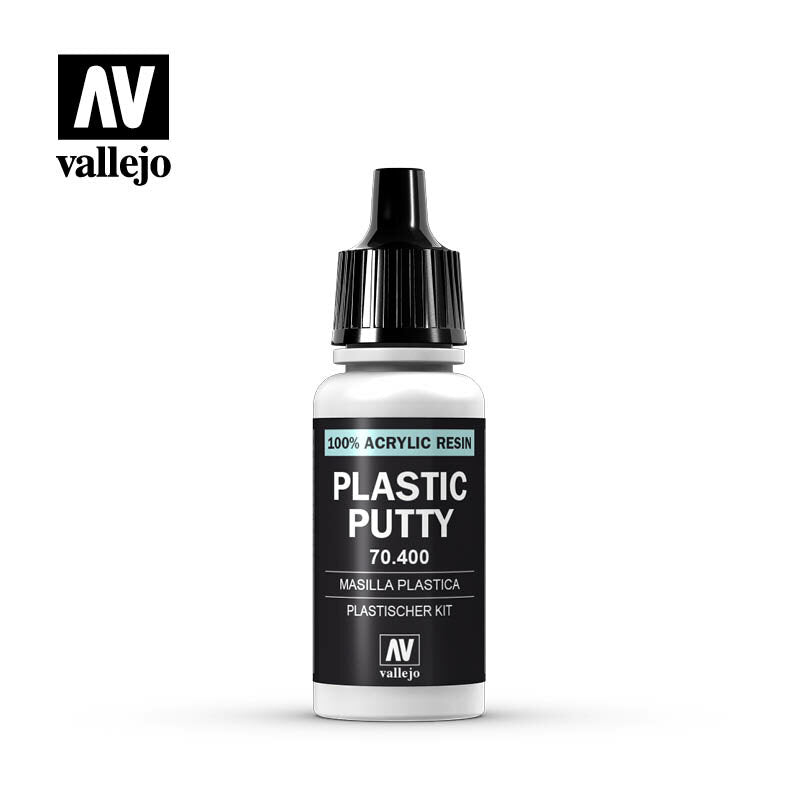 Vallejo Plastic Putty (17ml) — Modelling Filler (VAL 70.400)