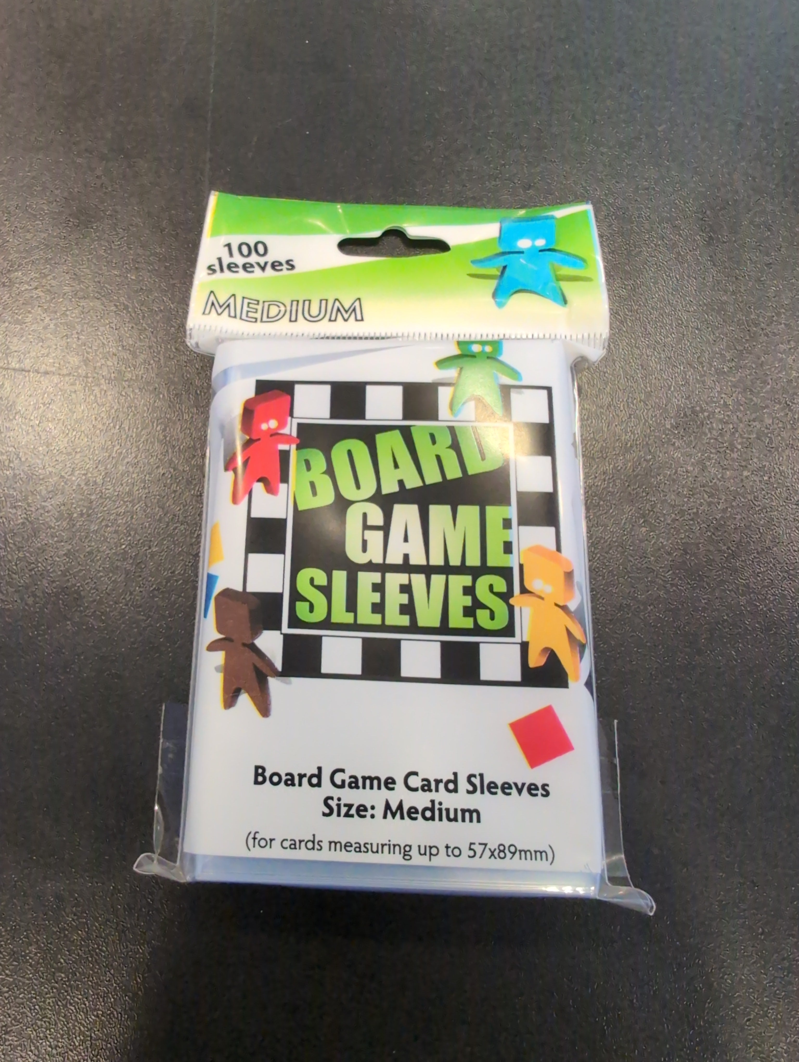 Board Games Sleeves Medium 100 Sleeves 57x89 mm