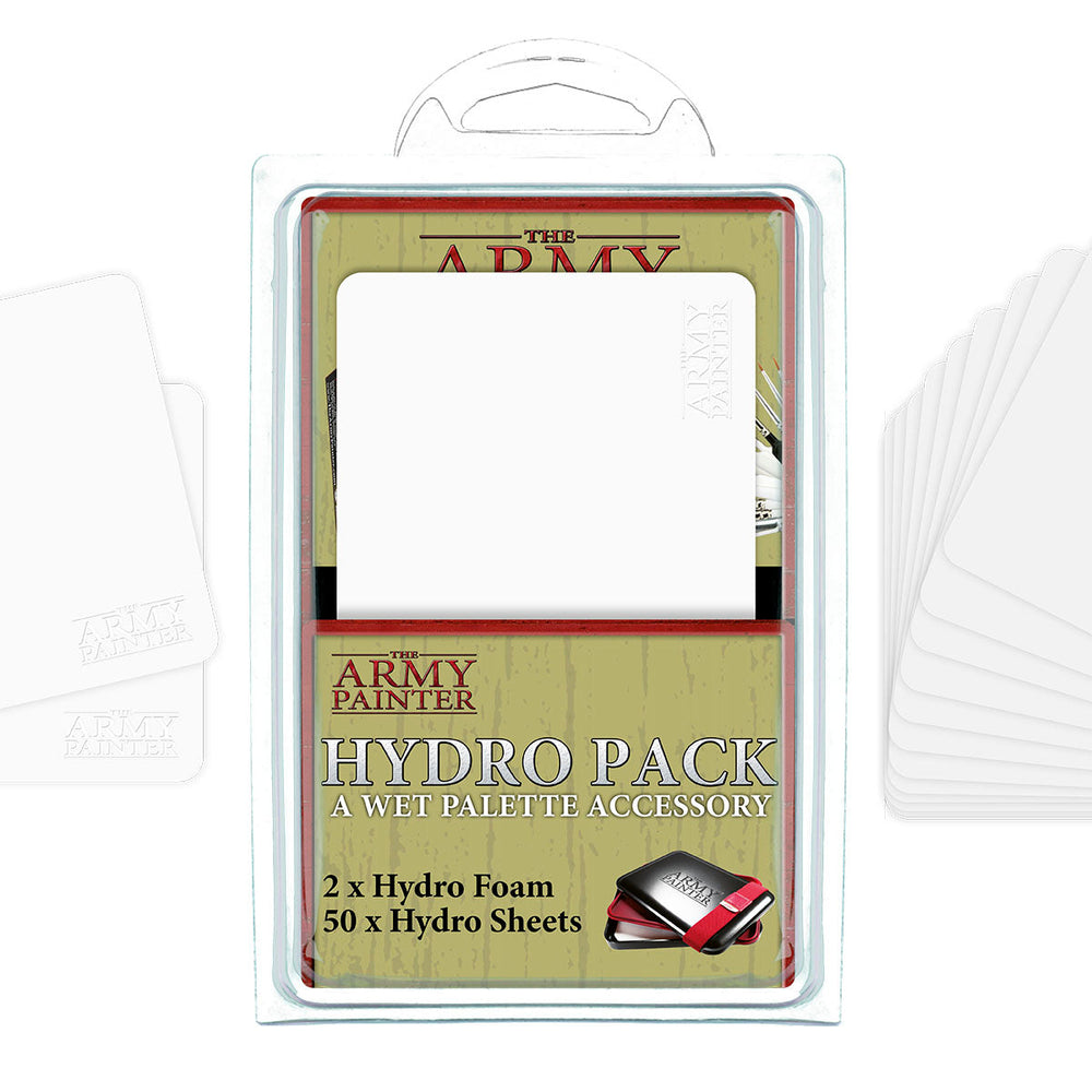 The Army Painter Wet Palette Hydro Pack (TL5052) — Refill: 2 Hydro Foam + 50 Hydro Sheets