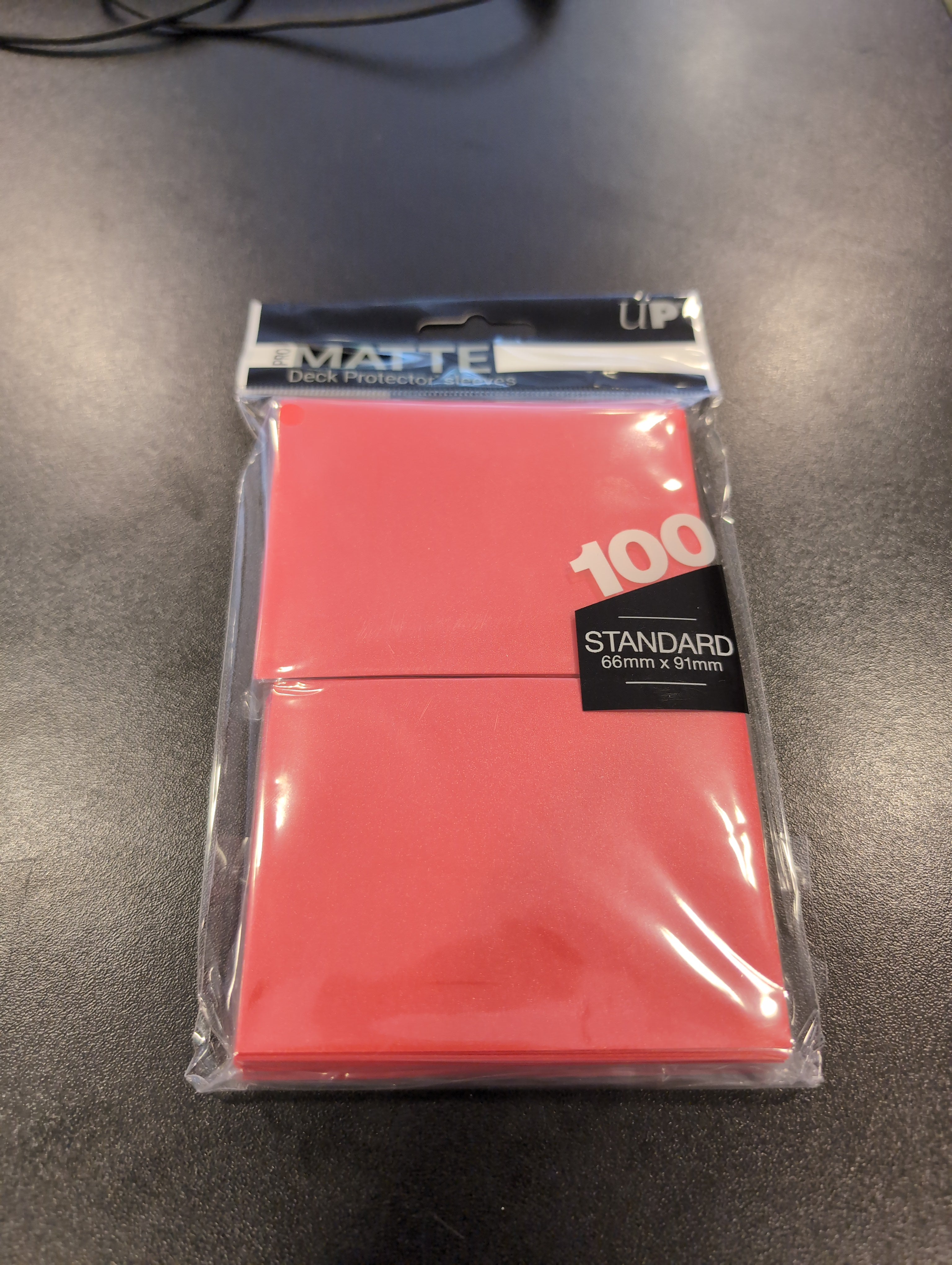 Ultra Pro MATTE Deck Protector sleeves 100x Standard 66x91mm different colors
