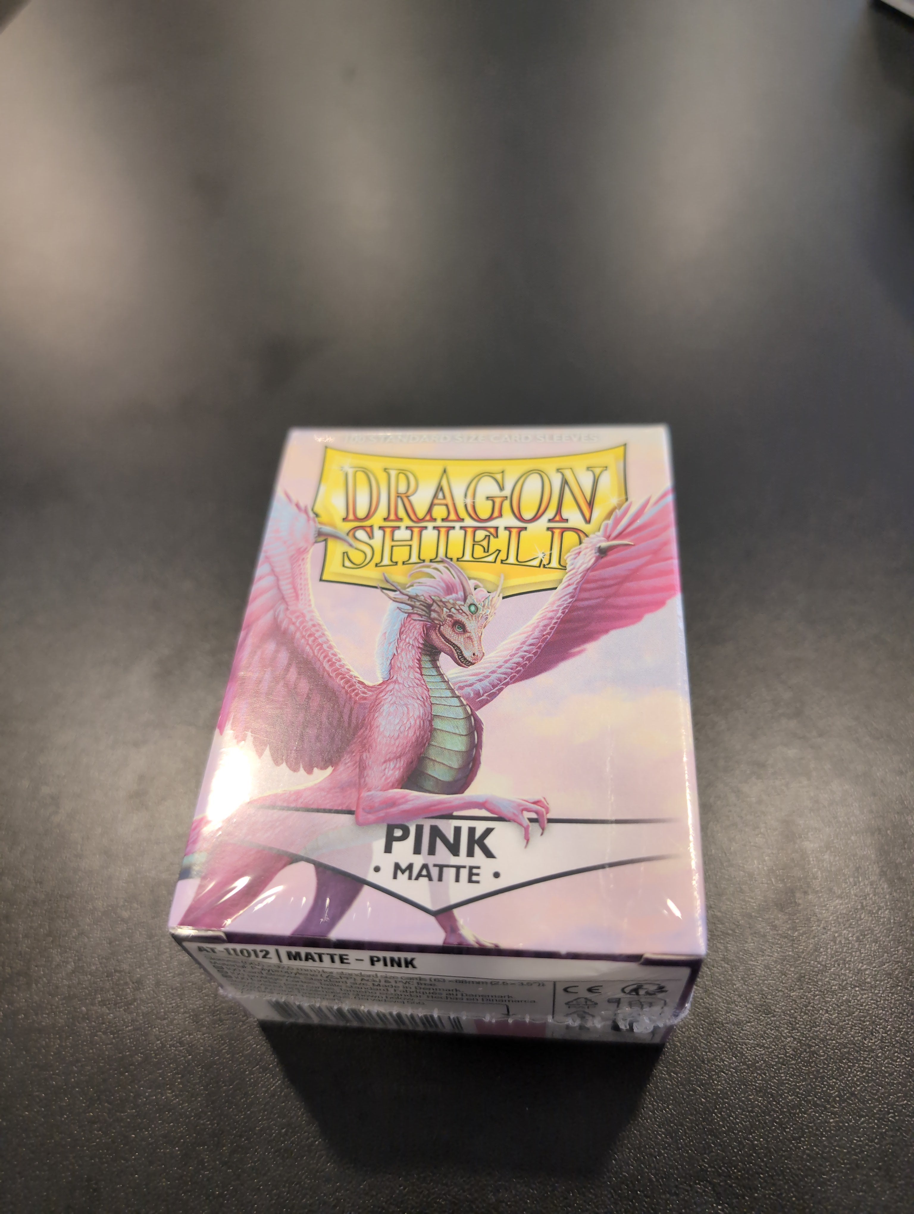 Dragon Shield PINK Matte 100 Standard Size Card Sleeves