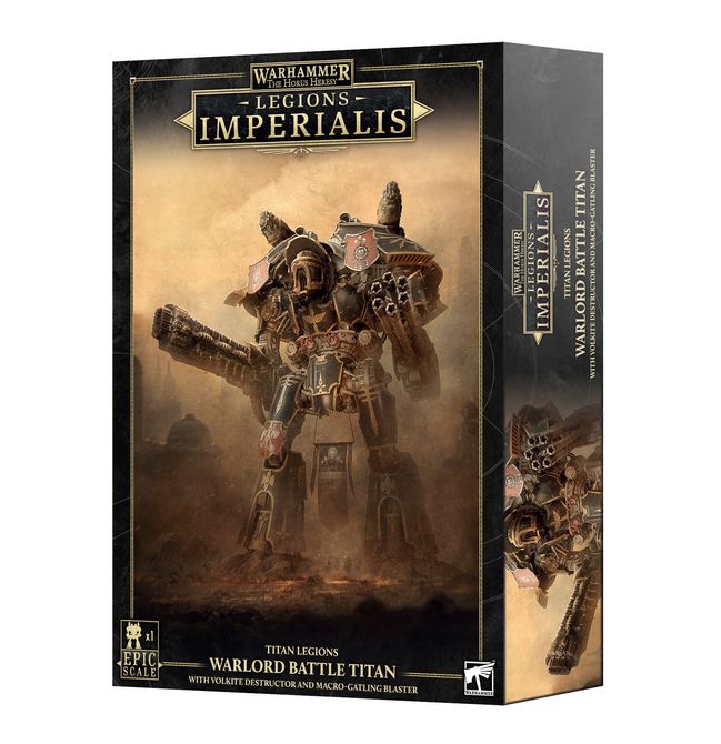 Legions Imperialis: Warlord Titan w/ Volkite & Macro-Gatling