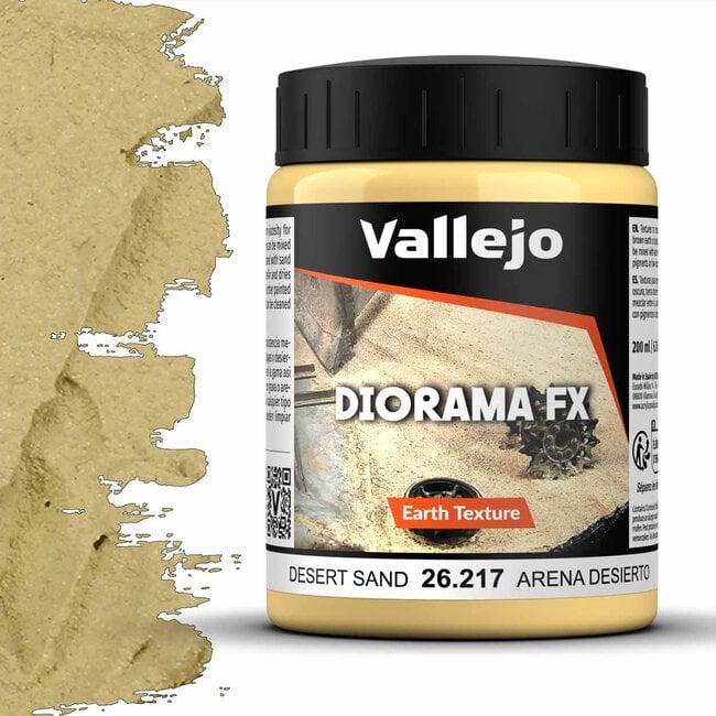 Vallejo Diorama FX Desert Sand Earth Texture – 200ml (26.217)