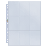Ultra PRO Silver Series 9-Pocket Pages — Standard Size, 11-Hole (50 Pages)