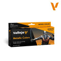 Vallejo Model Color 70118 — Metallic Colors Set (8×17ml)