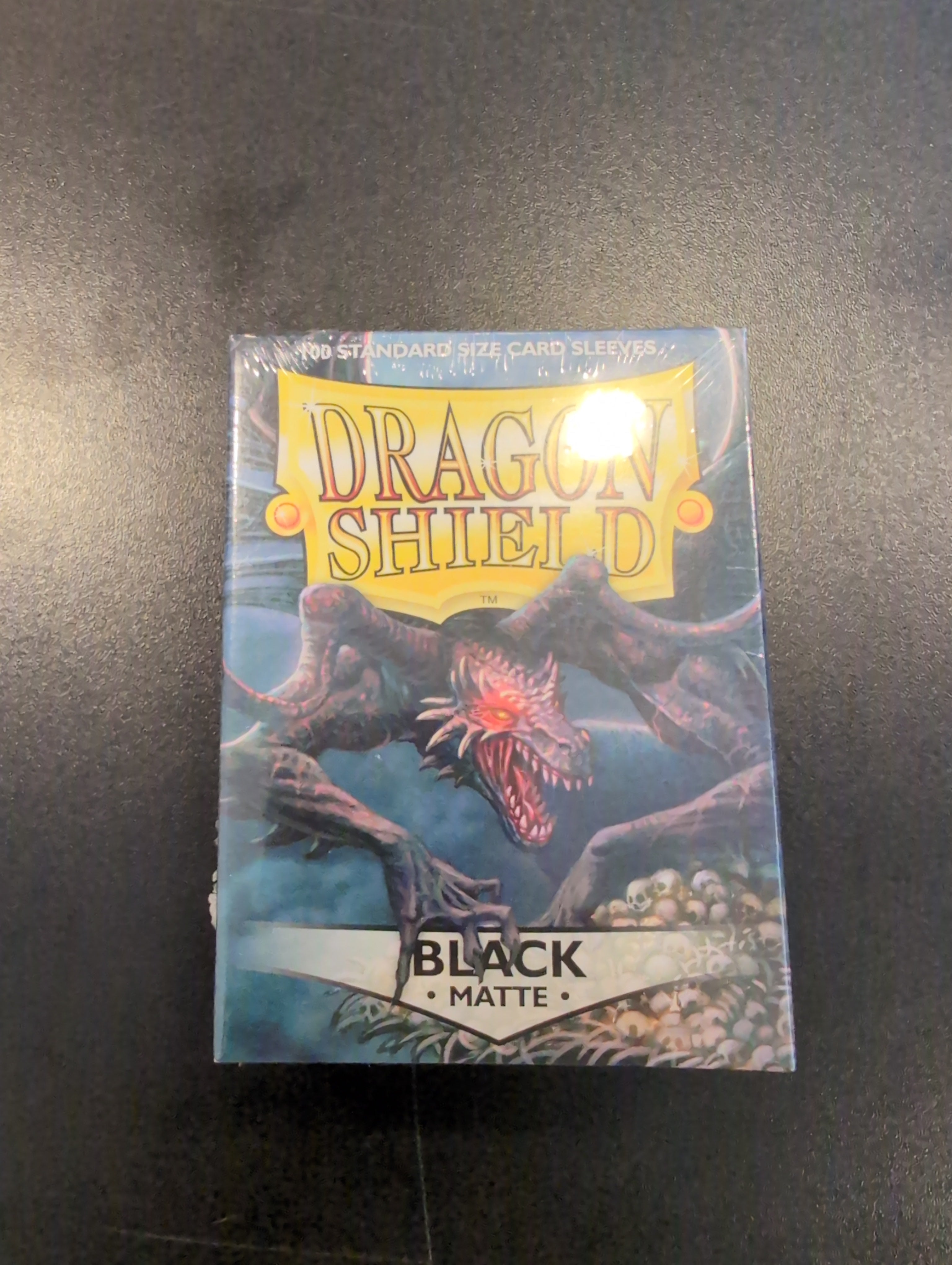 Dragon Shield Black Matte 100 standard card sleeves
