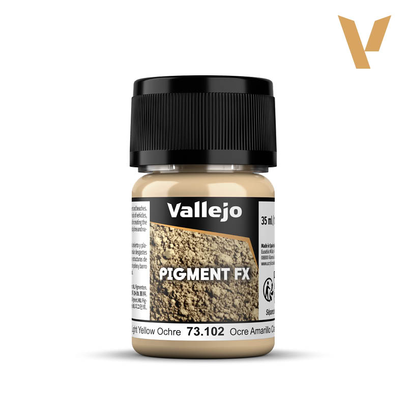 Vallejo Pigment FX — Light Yellow Ochre (73.102) — 35ml