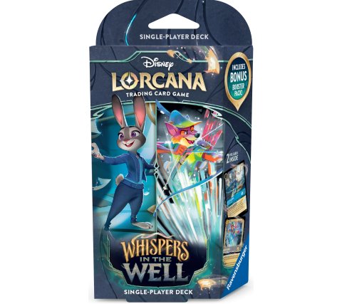 Disney Lorcana - Whispers in the Well Starter Deck: On the Case (Sapphire & Steel) (including booster)