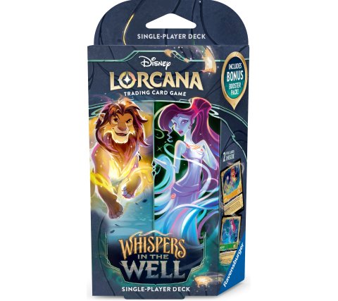 Disney Lorcana - Whispers in the Well Starter Deck: Simba & Megara (including booster)