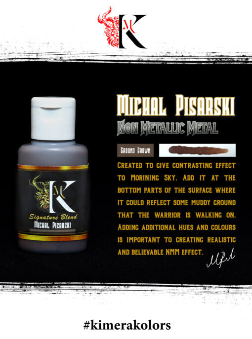 Deep, realistic brown for ground, dirt, and organic surfaces.