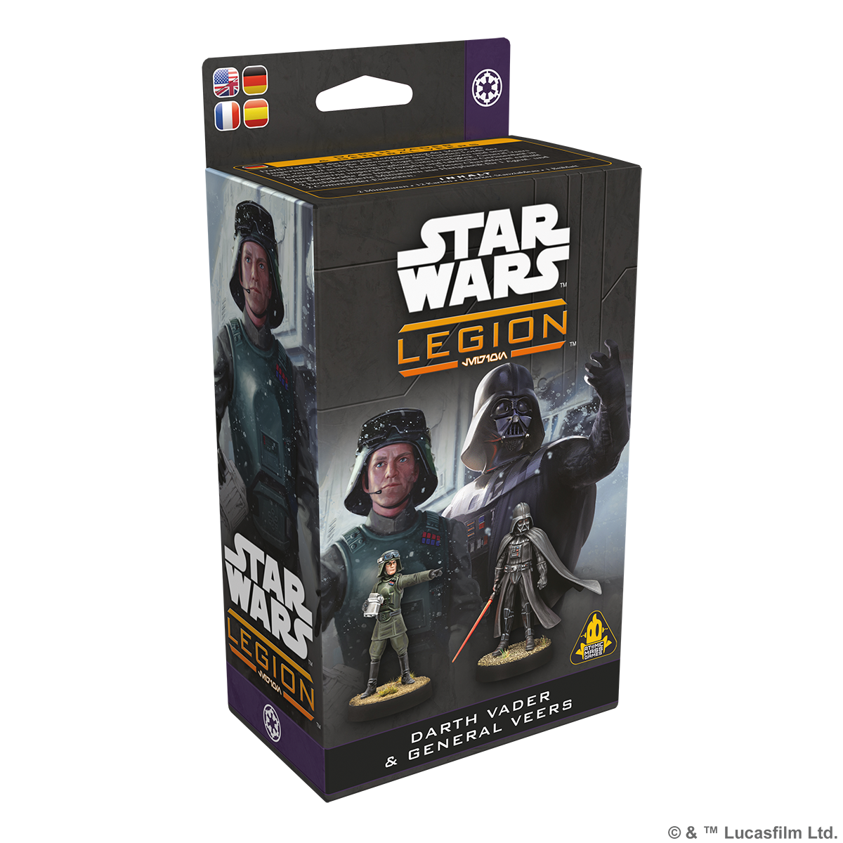 Star Wars Legion Darth Vader General Veers Character Expansion SWQ103 box