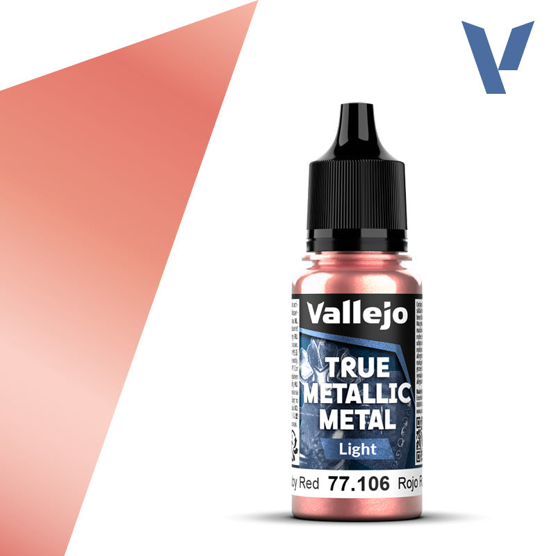 Vallejo Metal Color 77.106 — Ruby Red (Light) 18ml