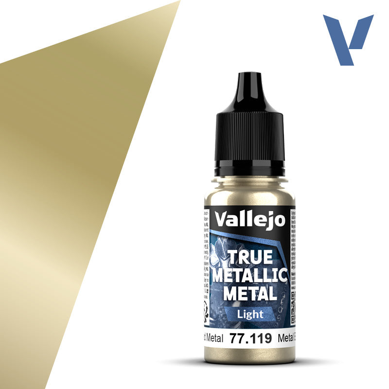Vallejo Metal Color 77.119 — Aged Metal (Light) 18ml