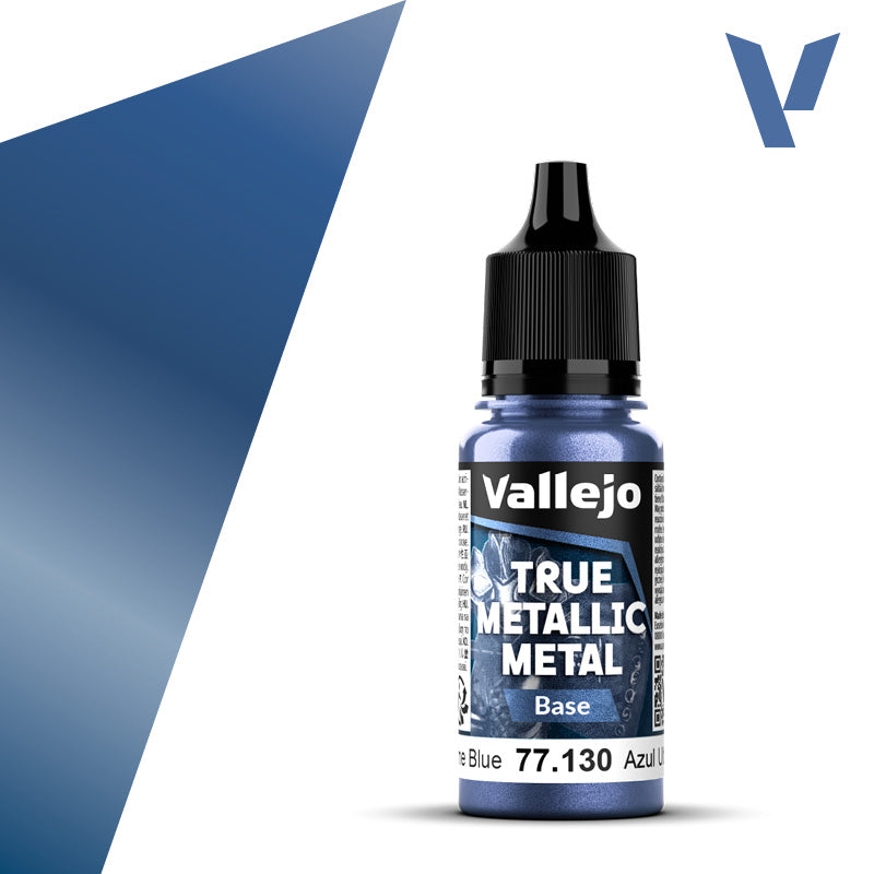 Vallejo Metal Color 77.130 — Ultramarine Blue (Base) 18ml