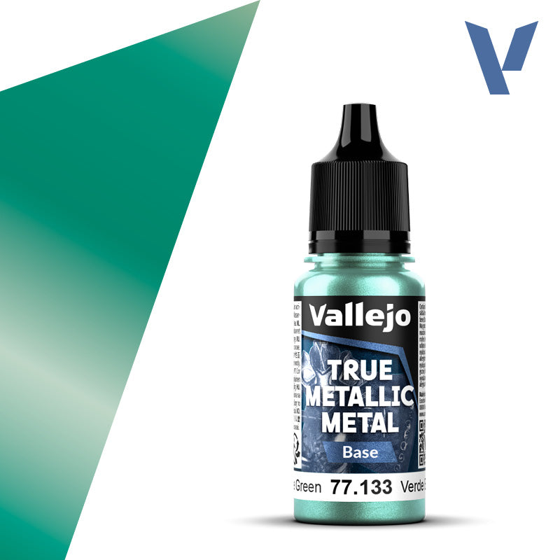 Vallejo Metal Color 77.133 — Beetle Green (Base) 18ml