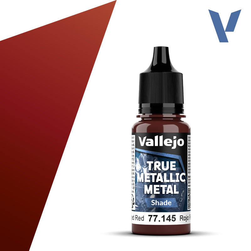 Vallejo Metal Color 77.145 — Forged Red (Shade) 18ml