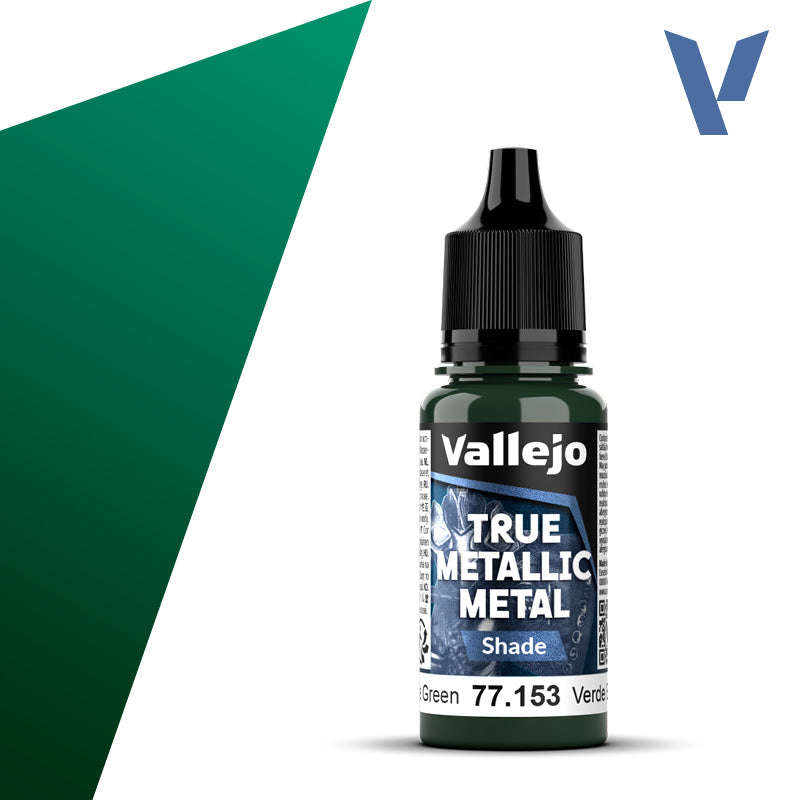 Vallejo Metal Color 77.153 — Beetle Green (Shade) 18ml