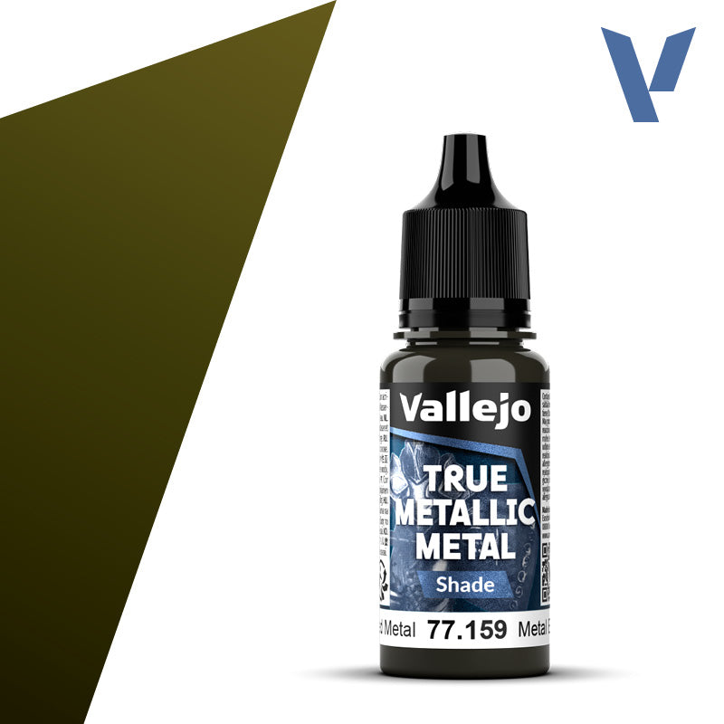 Vallejo Metal Color 77.159 — Aged Metal (Shade) 18ml
