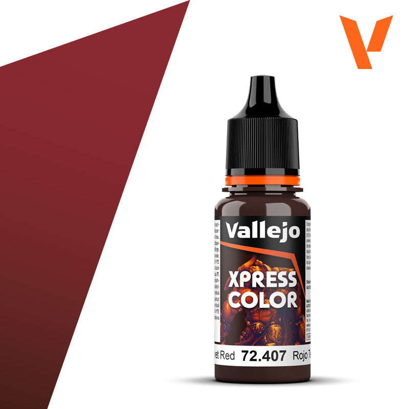 Vallejo Xpress Color Velvet Red bottle