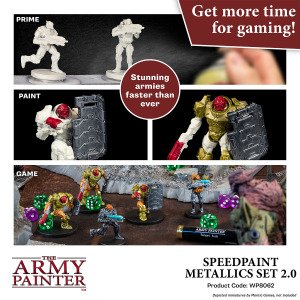 Army Painter Speedpaint Metallics Set 2.0